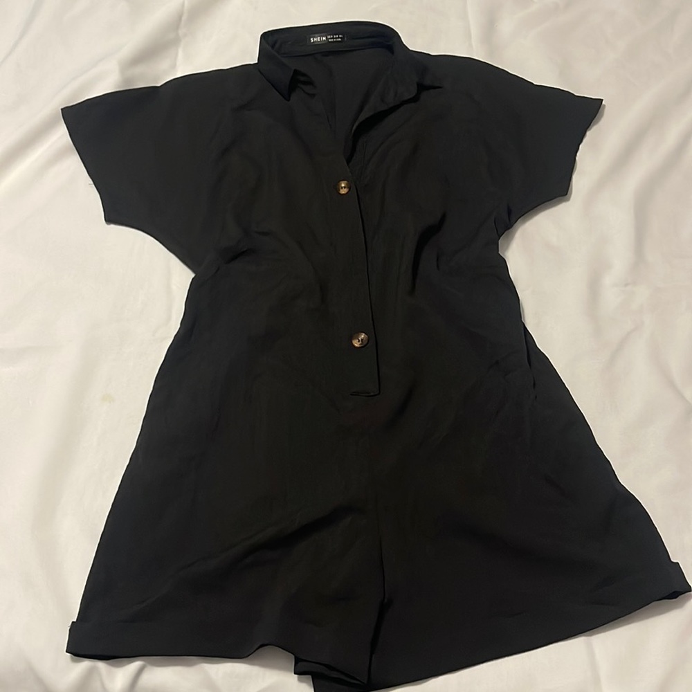 Black shorts Romper